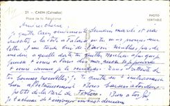 Caen - Place of Resistance - CPA