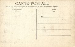 CPA Militaria Visite a state major of combine at the flooded zone Belgium