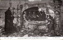 CPA Still an image of Christ outragee Church of Ramscapelle