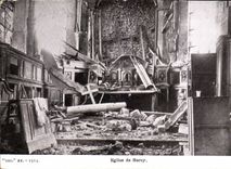 CPA War of 1914 Militaria Church of Barcy