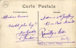 CPA Militaria Senlis after the passage of German (September 1914) Old mill of the Carmelite friars