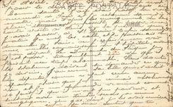 CPA Militaria Villers with Wood church in ruins