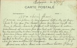 CPA Militaria Beninghe House bombardee