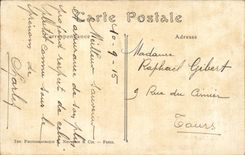 CPA Militaria Reims the cathedral Bombardment Gate