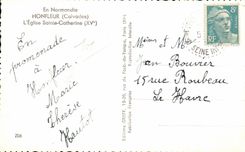 Honfleur - Eglise Ste Catherine - CPSM