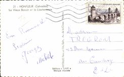 Honfleur - Le Vieux Bassin et la Lieutenance - CPSM