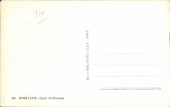 Honfleur - Quai St Etienne - CPSM 