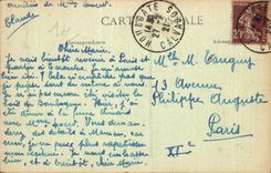 CPA Houlgate Effets de vagues Pecheurs