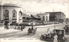 CPA Deauville the casino and the royal Hotel