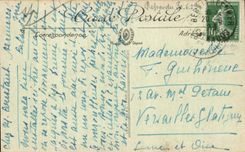 CPA Bernieres the door of church