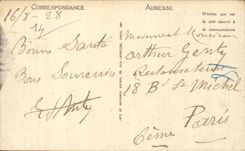 CPA Arromanches Vue generale prise des falaises de Tracy