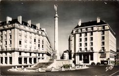 CPSM Caen the war memorial and hotel malherbe