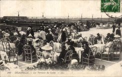 CPA Deauville terraces of the casino
