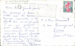 CPSM Sailing Trouville Deauville in the basin