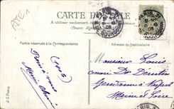 CPA Militaria Derniere etape Soldats 