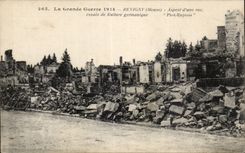 CPA Militaria Revigny Aspect a street tests of Germanic Kulture