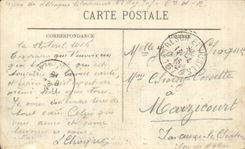 CPA Militaria War of 1914 the crime of Reims Street St Symphorien bombardee and set fire to by German