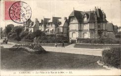 Cabourg - Les Villas - Rue de la Mer - CPA 