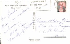 Deauville - Morny Place - CPA