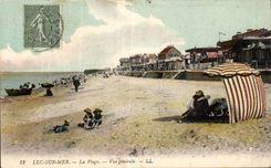 Luc sur Mer - La Plage - Vue Generale - CPA 