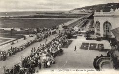 Deauville - Sight on the Gardens - CPA