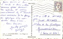 Luc sur Mer - La Plage et la Promenade - CPA