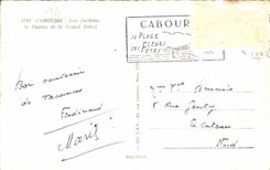 Cabourg - Les Jardins - Le Casino et le Grand Hotel - CPA 