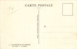 Lisieux - La Basilique - La Crypte - Le Choeur - CPA