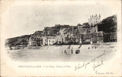 Trouville - La Plage - Chalets et Villas - CPA 