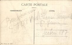 CPA Guerre of 1914 Militaria Baccarat bombards by German Rue of the Velo bridge