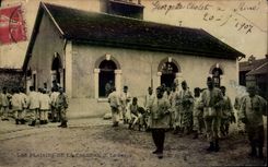 CPA Militaria pleasures of the barracks soup