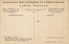 CPA Militaria Souscrivez aux bons de la Defense nationale Soldat Poilu