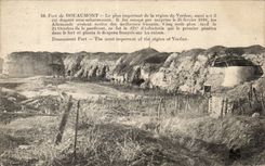 CPA Militaria Fort of most important Douaumont of the area of Verdun