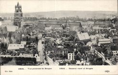 CPA Belgium View of Bruges