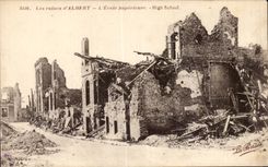 CPA Militaria the ruins Albert University