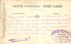 CPA Militaria the ruins Albert University