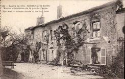 Pres Senlis - Borest - Guerre 1914 - Maison d habitation de la Grande Ferme - CPA 