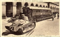 Paris - 7 - Les Invalides - Musee de l Arme - Char d Assaut - tank - CPA 