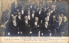 Reception a l Hotel de Ville de Paris de Monsieur Raymond Poincare - Le Nouveau President de la Republique - CPA 