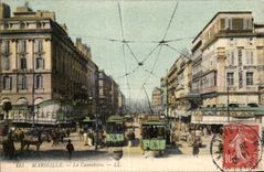 Marseille - La Cannebiere - CPA 