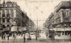 Marseille - La Cannebiere - CPA 