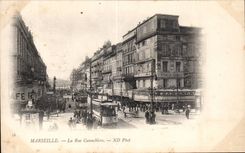 Marseille - La Rue Cannebiere - CPA 