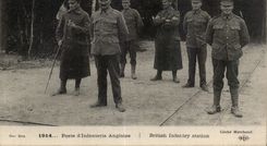 CPA Militaria Posts English infantry