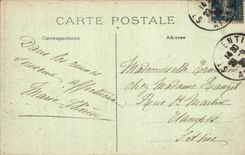 CPA Militaria St Quentin Trading house the March 1919