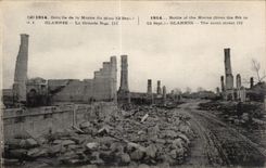 CPA Militaria Glannes main street