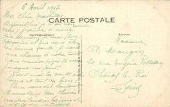 CPA Militaria the Great War Dimensions church of M the Large one demolished by a shell