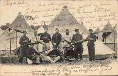 CPA Militaria Nettoryage of rifle