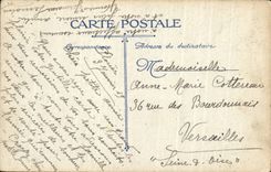 CPA Militaria the king England with the face