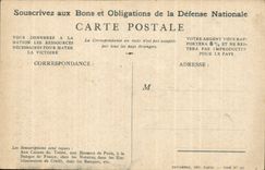 CPA Militaria Subscribe to the goods of National defense