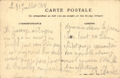 CPA Militaria One will have them Poilu